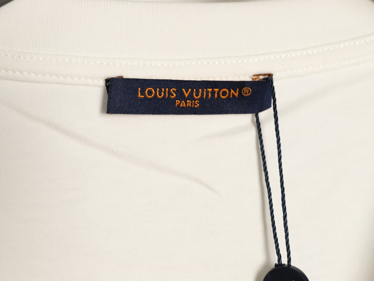 Louis Vuitton Black Stamp Graphic T-Shirt - Off-White