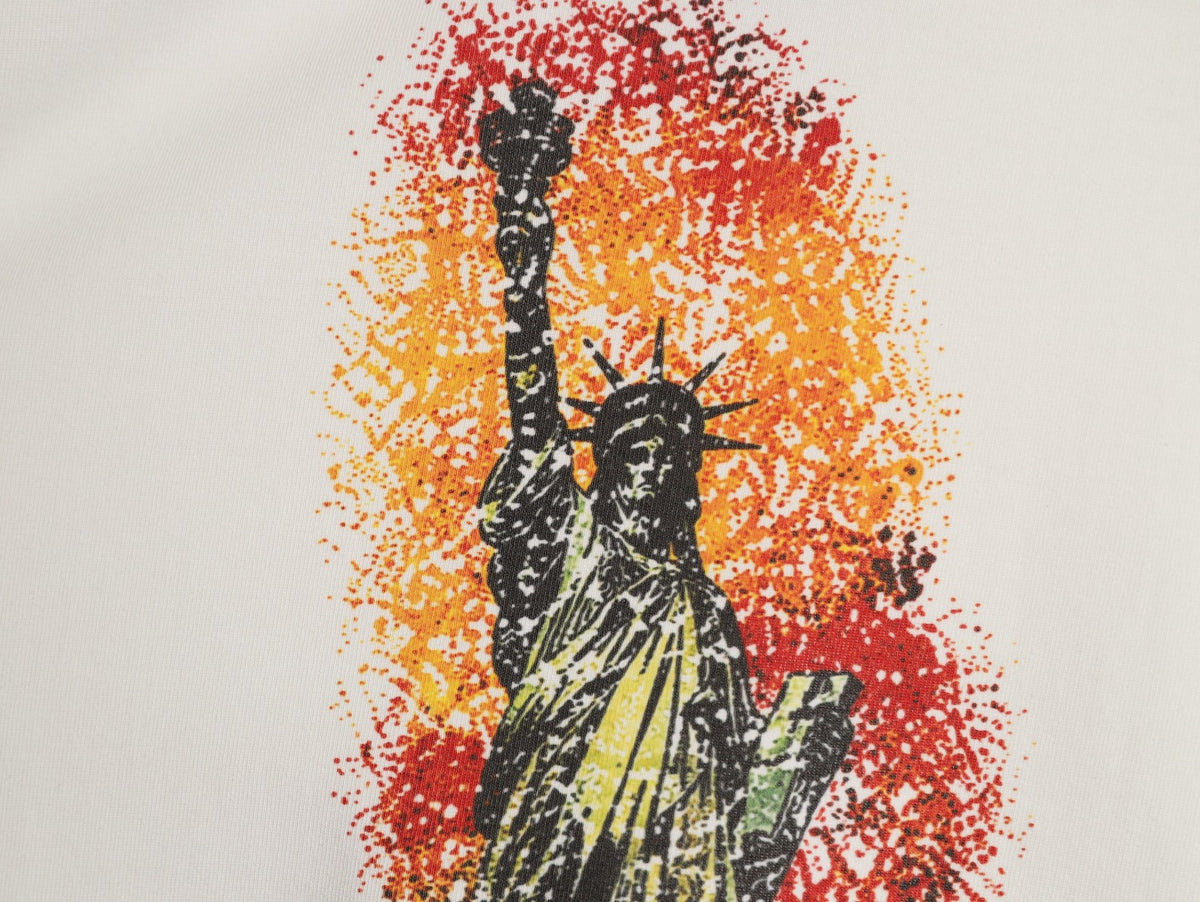 Balenciaga Statue of Liberty Graphic T-Shirt - White