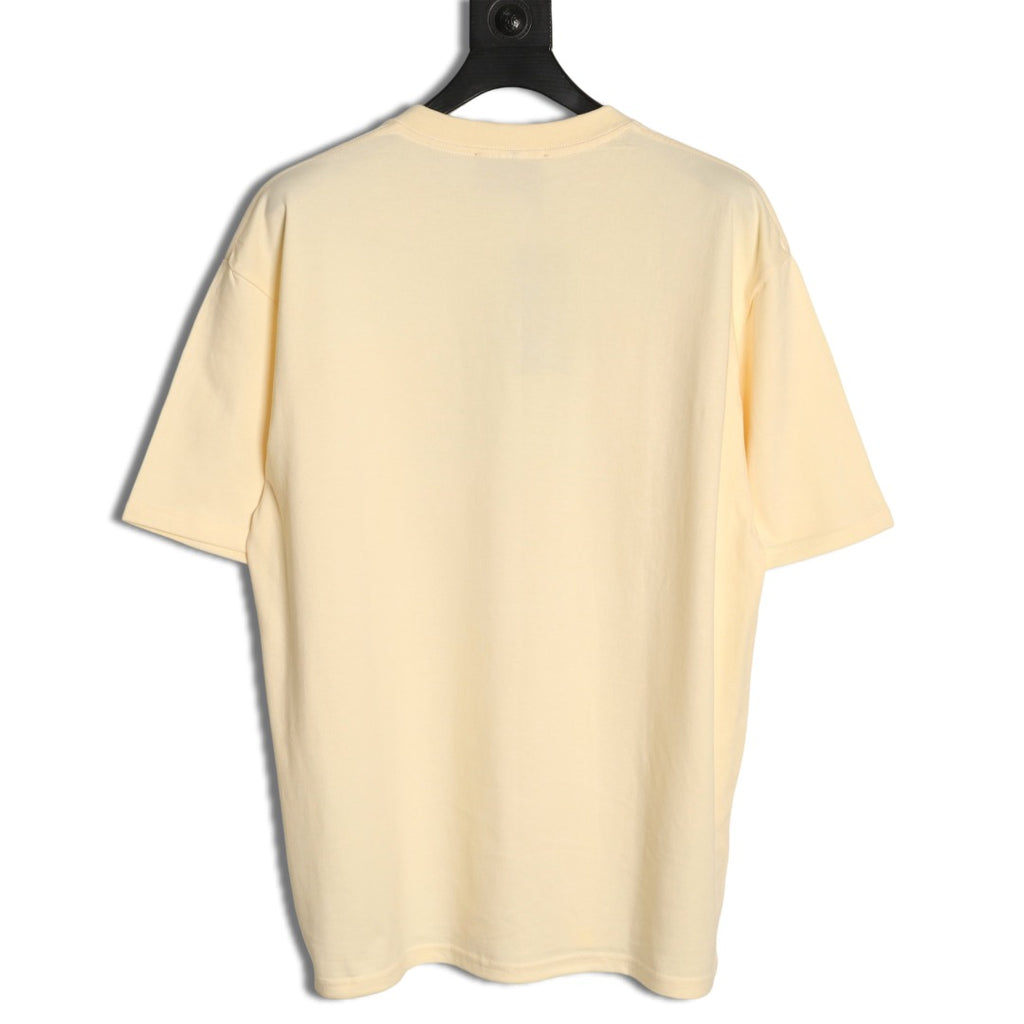 Gucci Doodle Dinosaur Graphic T-Shirt - Pale Yellow