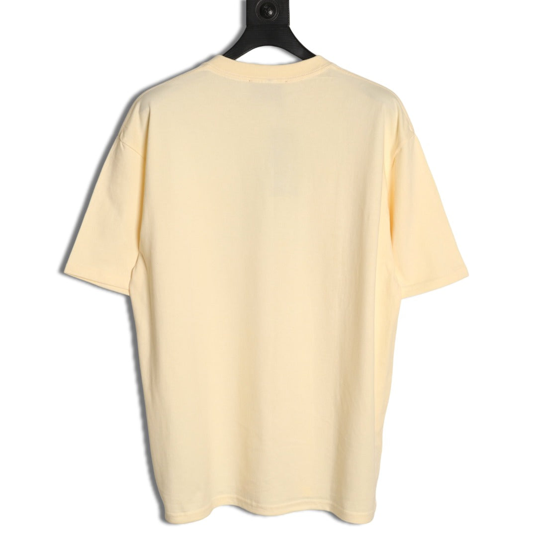 Gucci Doodle Dinosaur Graphic T-Shirt - Pale Yellow
