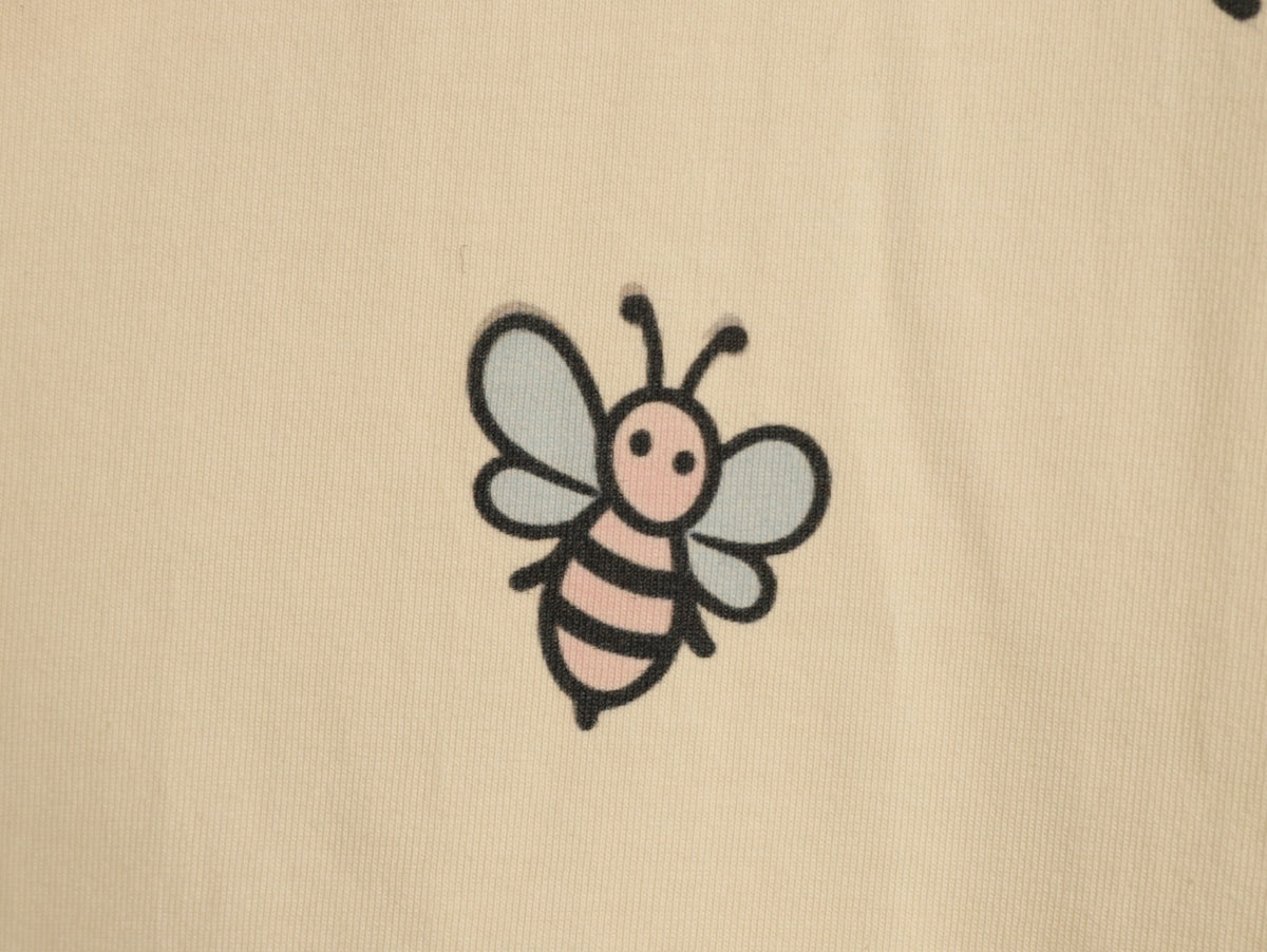 Gucci Doodle Dinosaur Graphic T-Shirt - Pale Yellow