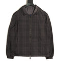 Burberry Reversible Check Hooded Jacket - Black and Charcoal