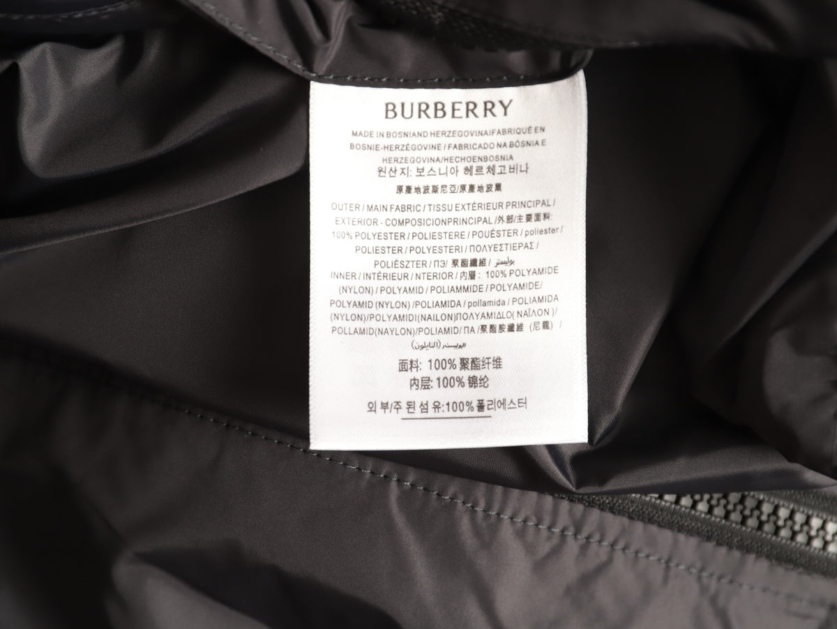 Burberry Reversible Check Hooded Jacket - Black and Charcoal