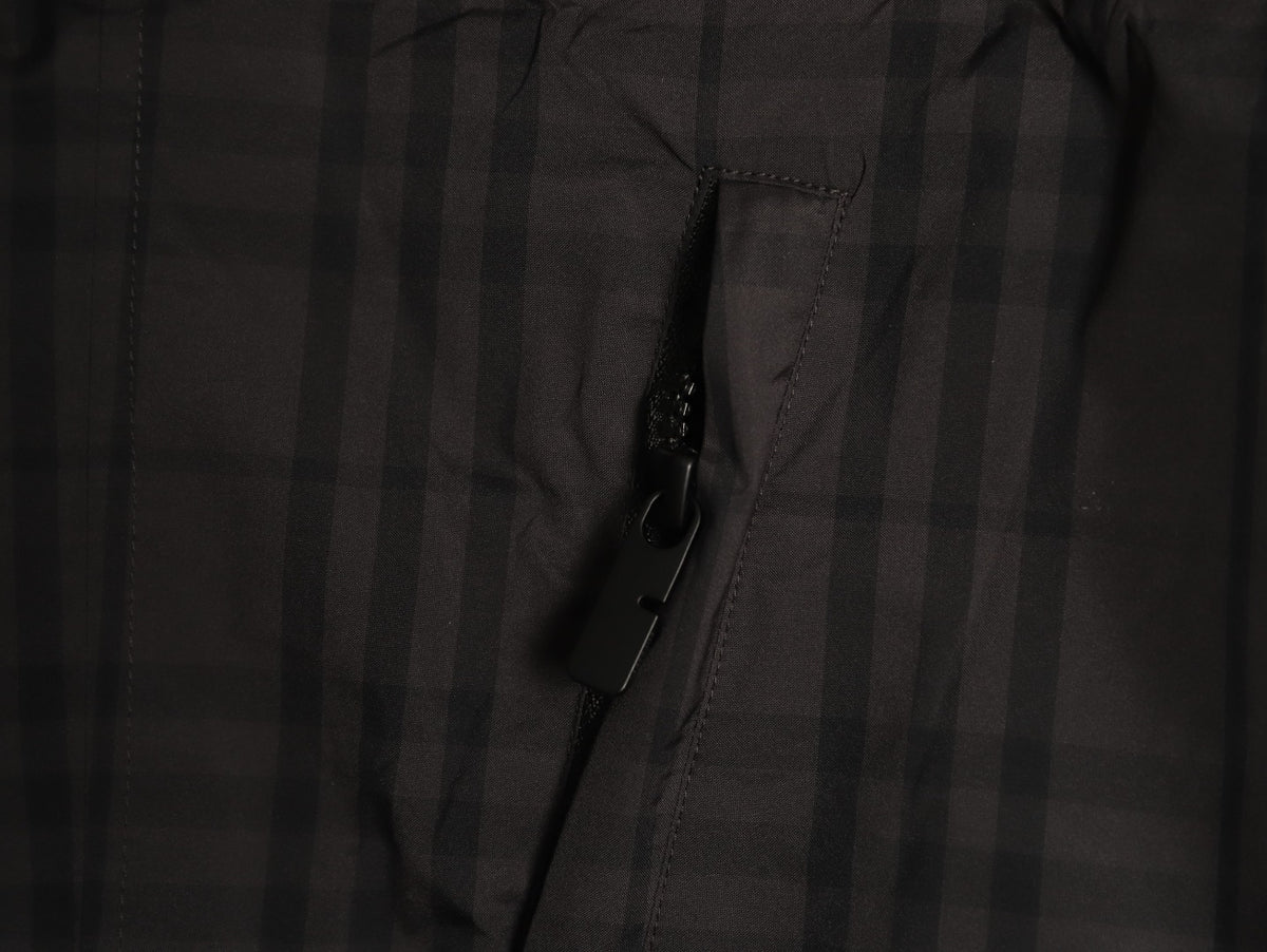 Burberry Reversible Check Hooded Jacket - Black and Charcoal