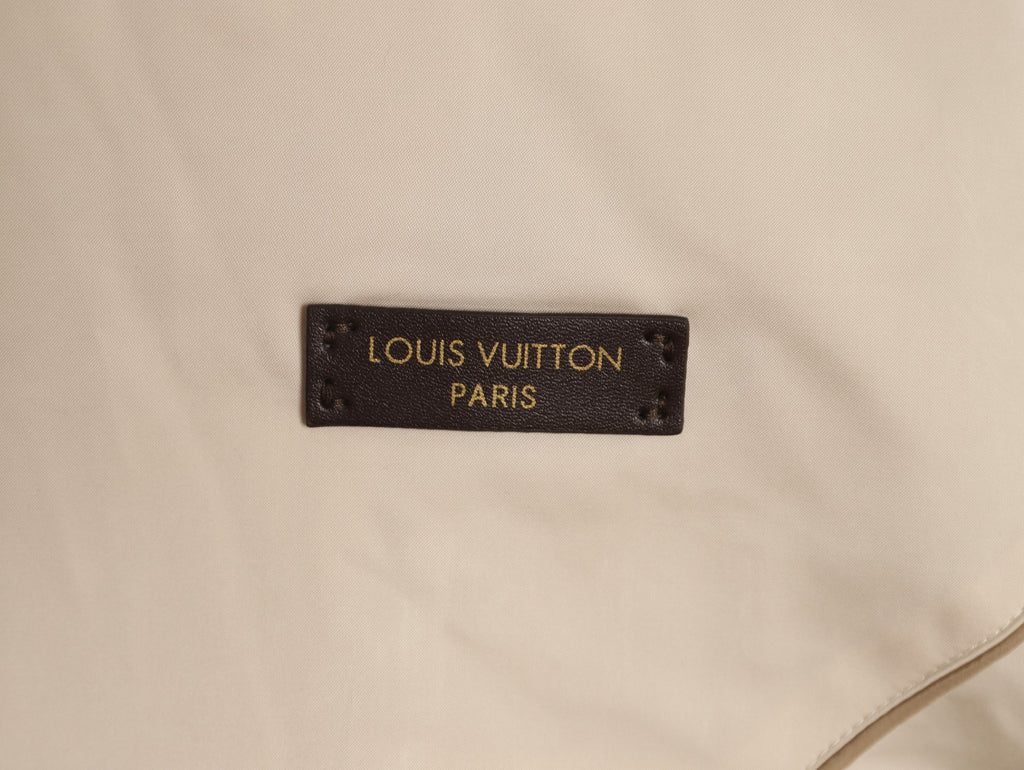 Louis Vuitton LV-Emblem Zip-Up Track Jacket - Light Beige