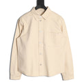 Burberry Shield-Detail Denim Shirt Jacket - Light Beige