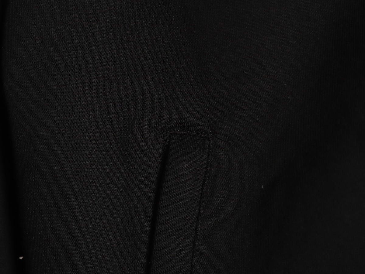 Prada Re-Nylon Panel Zip-Up Jacket - Black