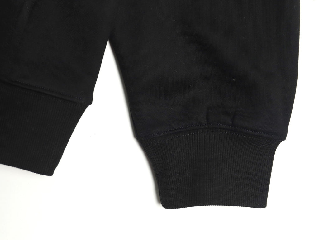 Dior CD Three-Color Badge Patch Hoodie - Black
