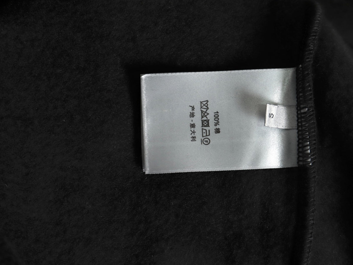 Dior CD Three-Color Badge Patch Hoodie - Black