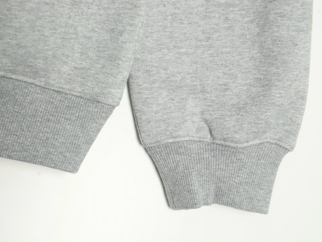 Dior CD Three-Color Badge Embroidered Hoodie - Light Gray