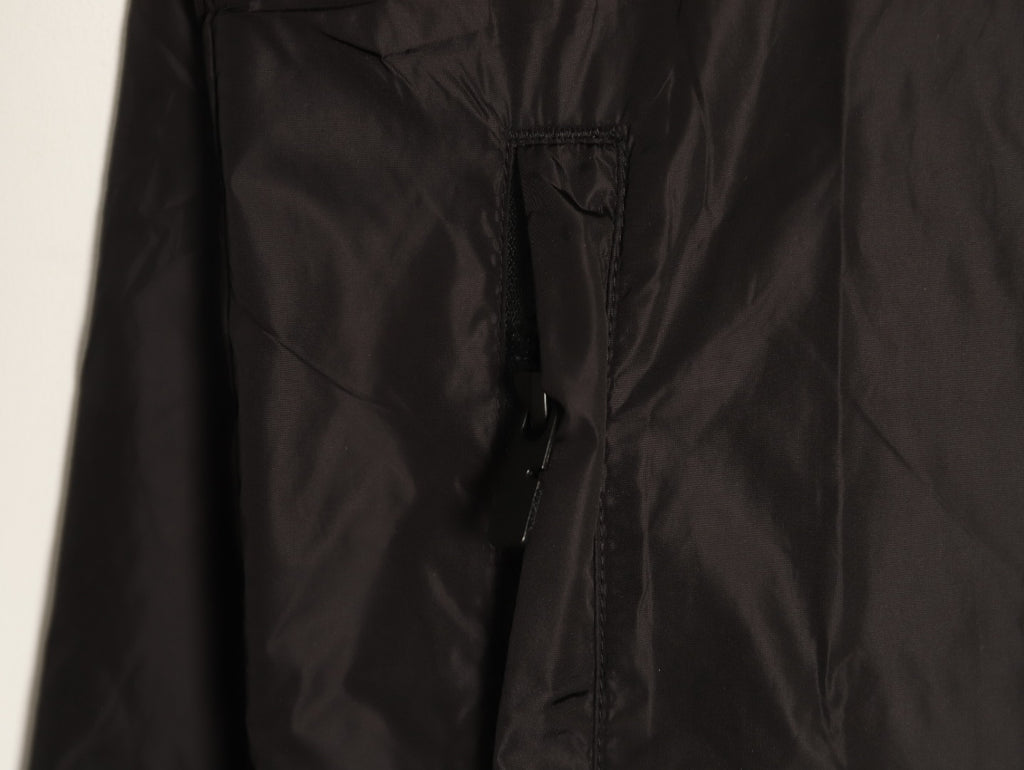 Burberry Check-Trim Hooded Zip-Up Jacket - Dark Brown