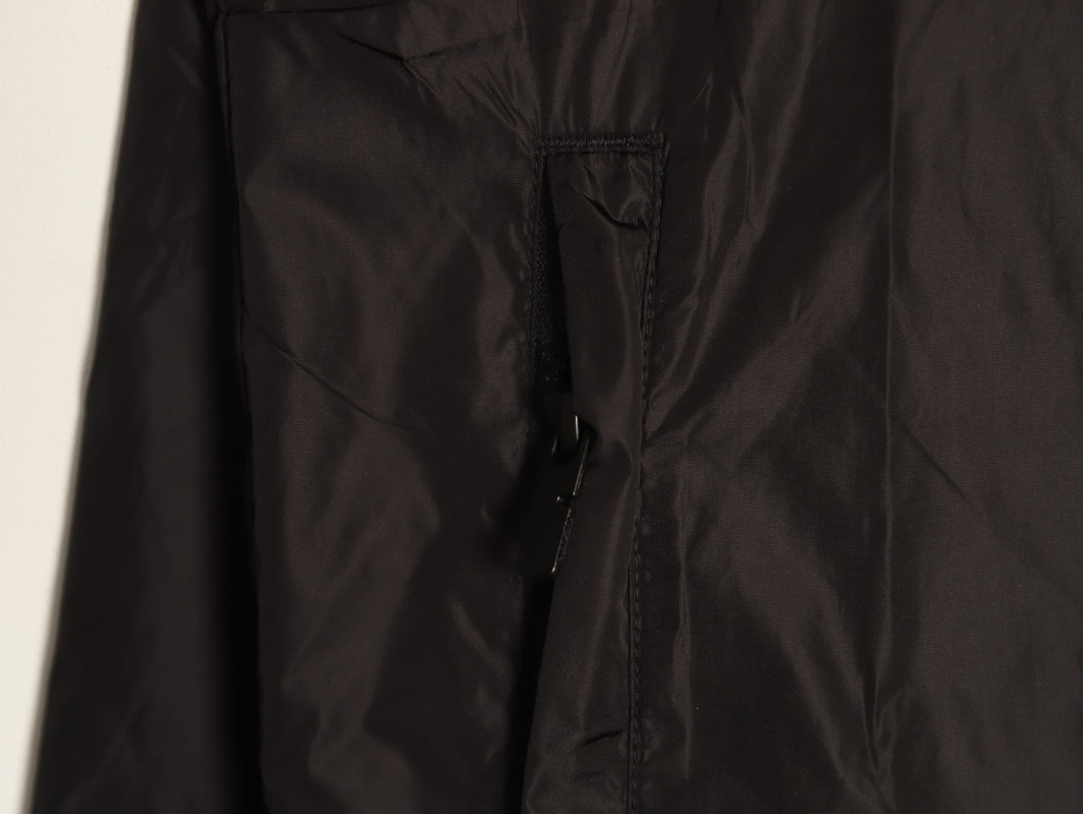 Burberry Check-Trim Hooded Zip-Up Jacket - Dark Brown
