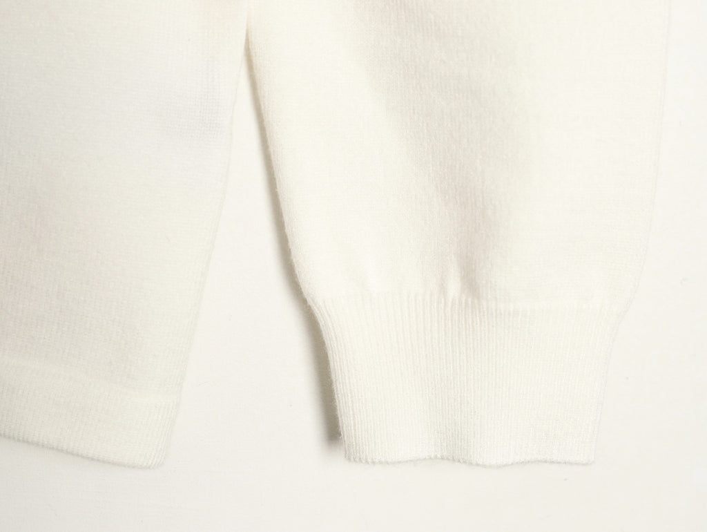 Louis Vuitton 25FW Paper Plane Graphic Knit Sweater - Ivory