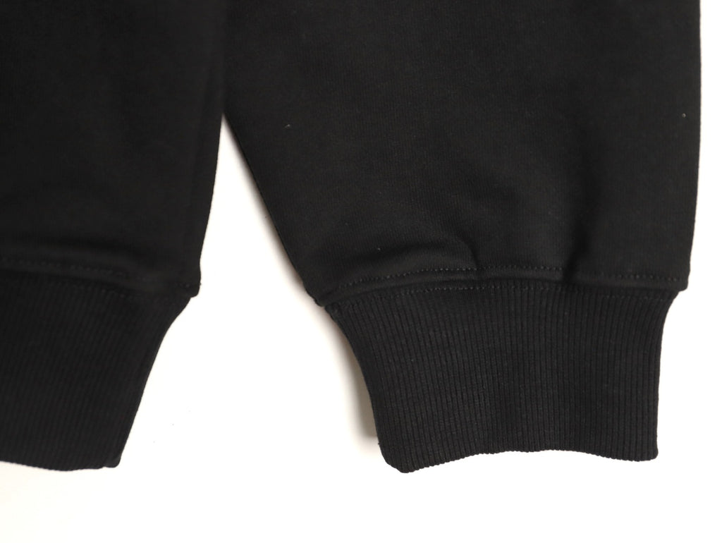 Balenciaga Vogue-Print Tower Graphic Hoodie - Black