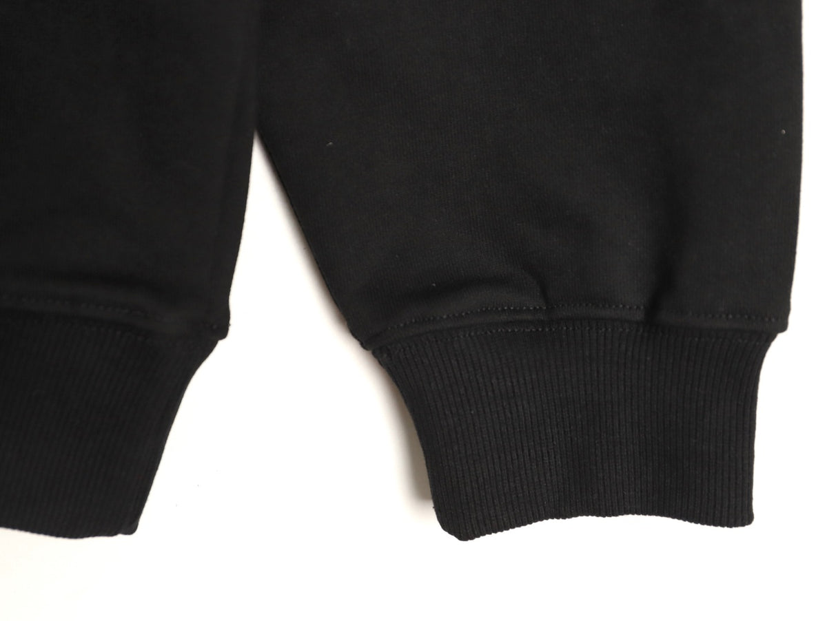 Balenciaga Vogue-Print Tower Graphic Hoodie - Black