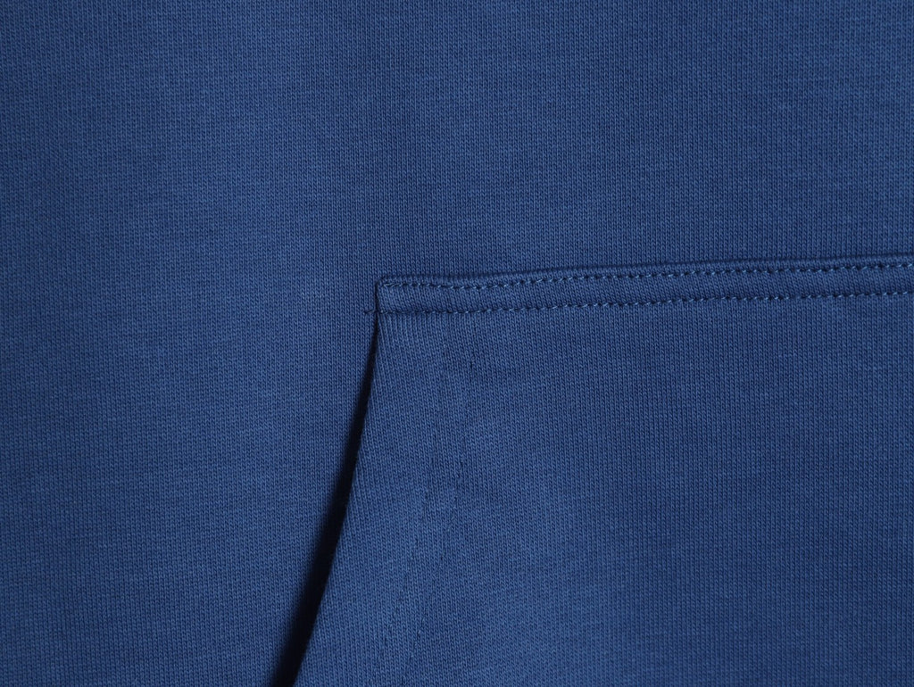 Burberry 25FW Horse Emblem Full-Zip Hoodie - Navy