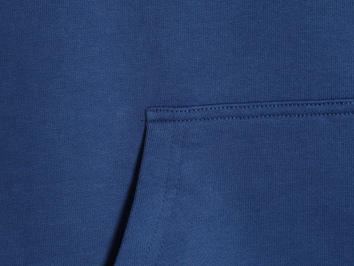Burberry 25FW Horse Emblem Full-Zip Hoodie - Navy