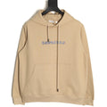 Burberry 25FW Logo-Print Full-Zip Hoodie - Beige
