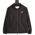 Burberry Equestrian Emblem Hooded Zip Jacket - Black