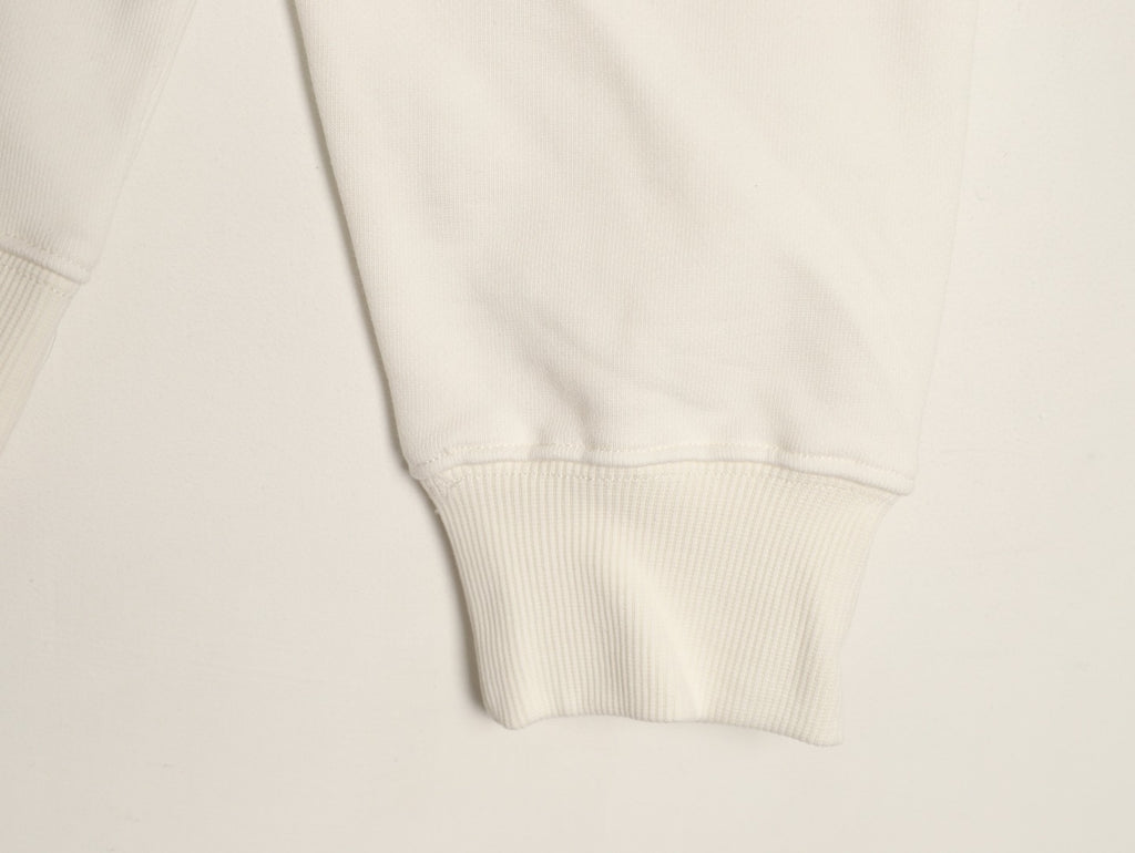 Louis Vuitton Zipper-Pocket Crewneck Sweatshirt - Cream