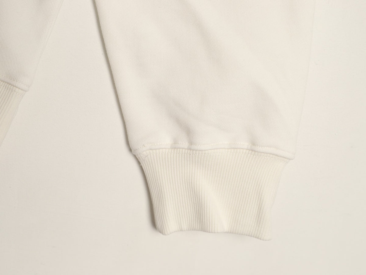 Louis Vuitton Zipper-Pocket Crewneck Sweatshirt - Cream