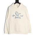 Dior “For My Real Friends” Slogan Hoodie - Cream