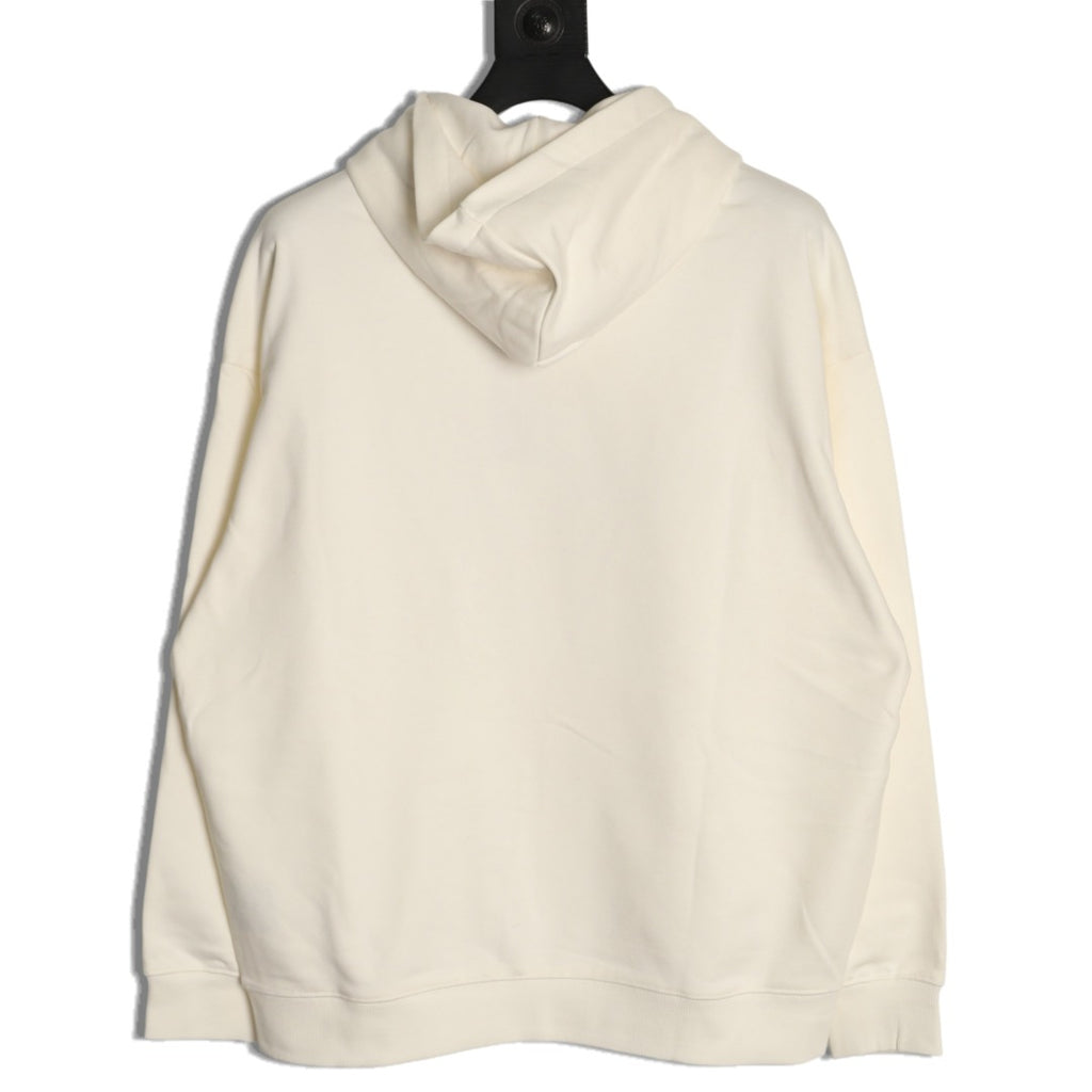 Dior “For My Real Friends” Slogan Hoodie - Cream