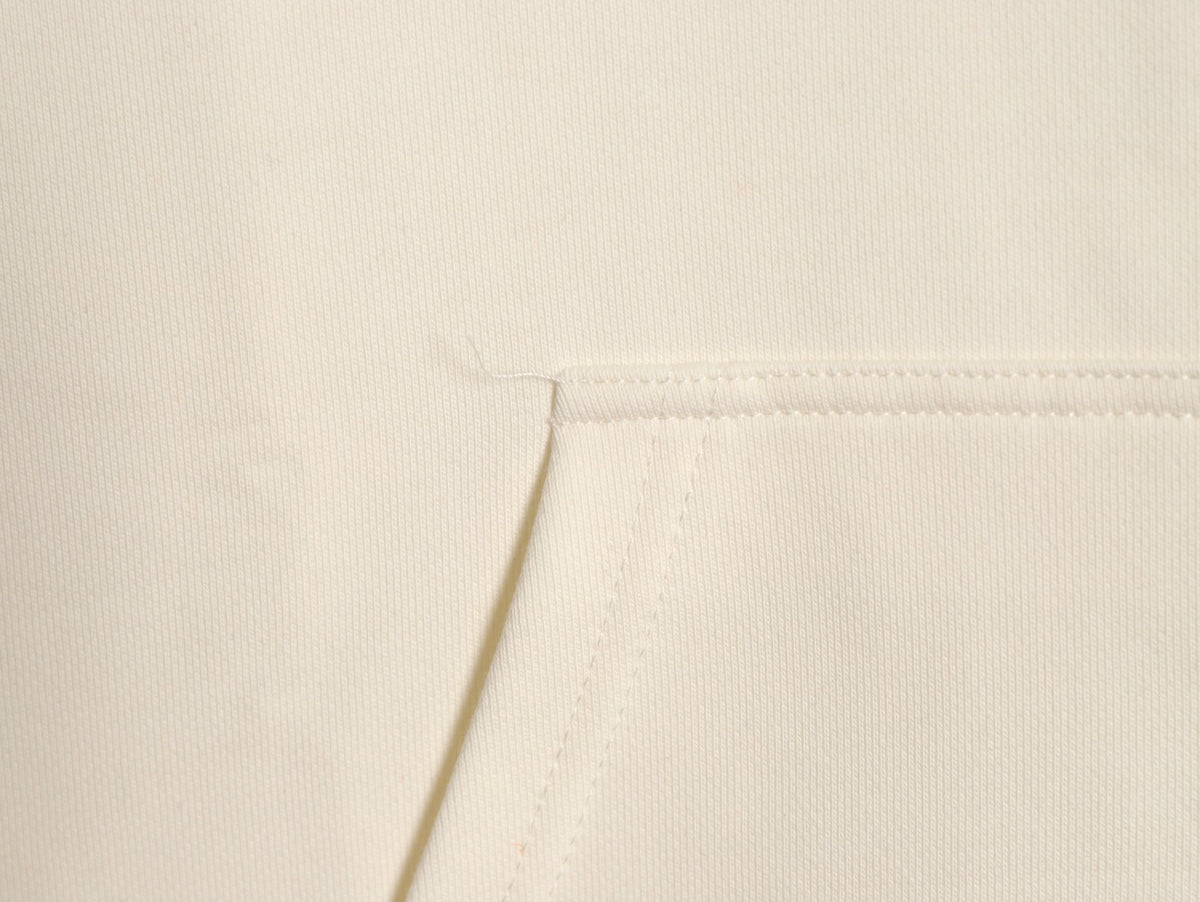 Dior “For My Real Friends” Slogan Hoodie - Cream
