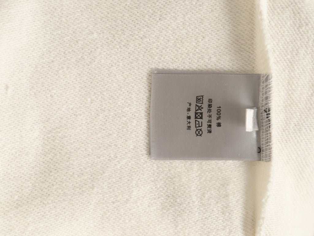 Dior “For My Real Friends” Slogan Hoodie - Cream