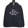 Dior “For My Real Friends” Slogan Hoodie - Black