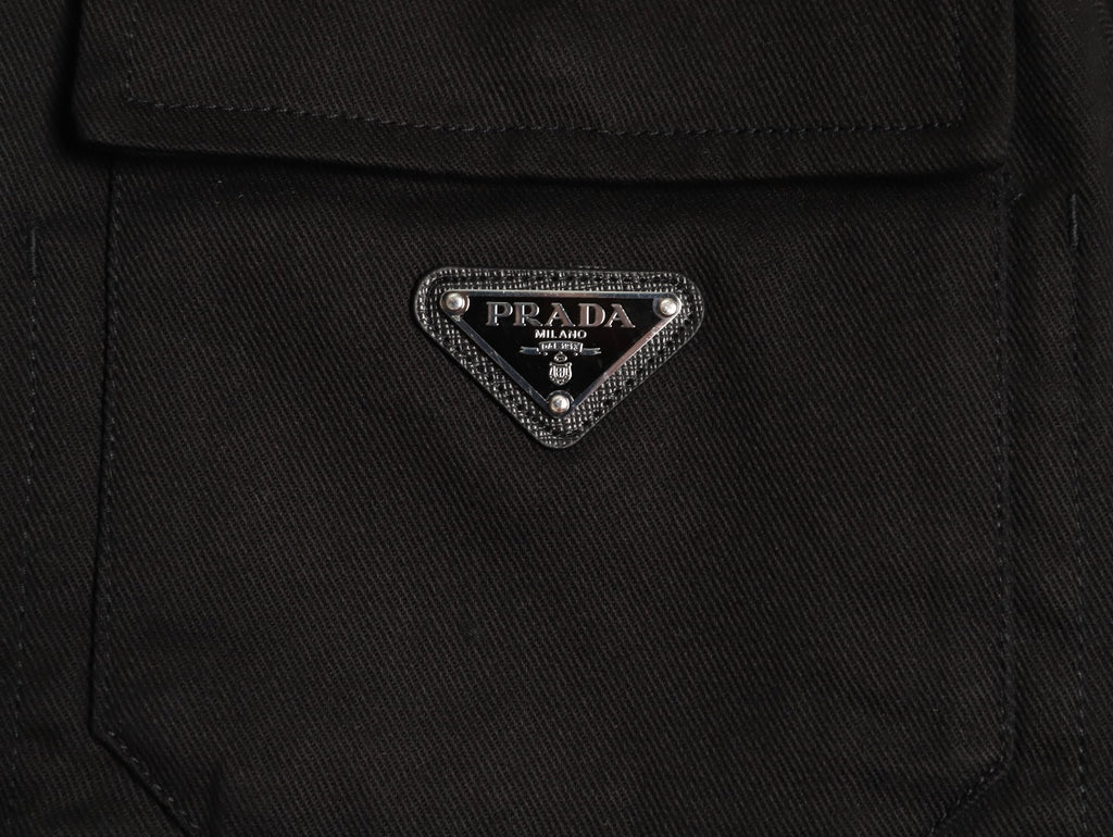 Prada Four-Pocket Workwear Jacket - Black