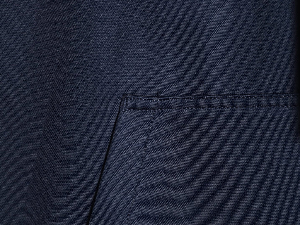 Gucci Contrast-Line Half-Zip Stand-Collar Jacket - Navy