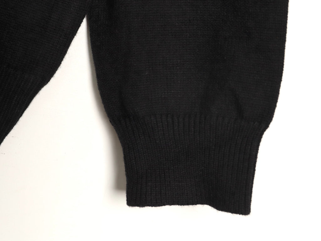 Gucci Signature-Logo Crewneck Sweater - Black
