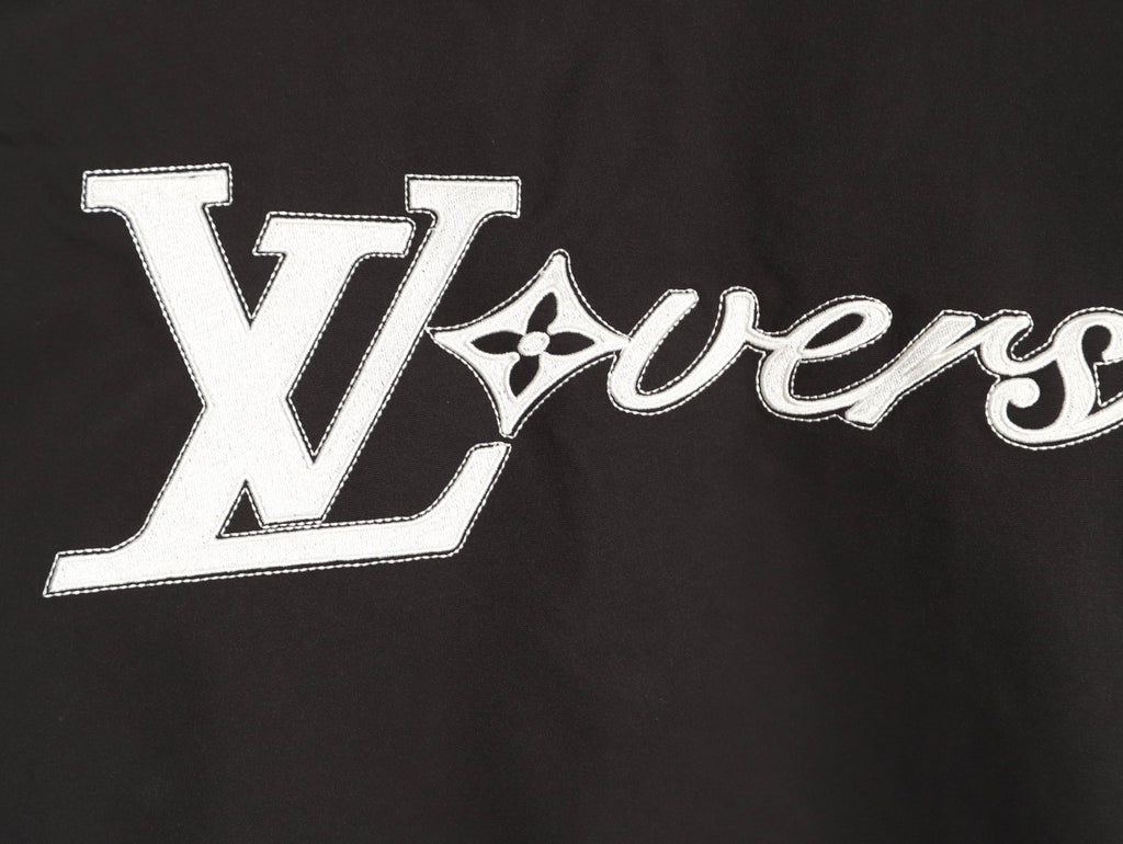 Louis Vuitton LV Lovers Graphic Varsity Jacket - Black