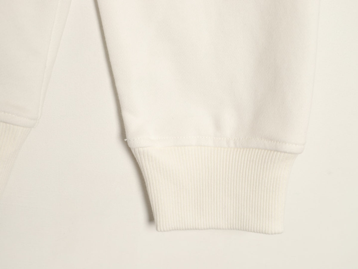 Burberry 26FW Signature Embroidered Check-Panel Crewneck Sweatshirt