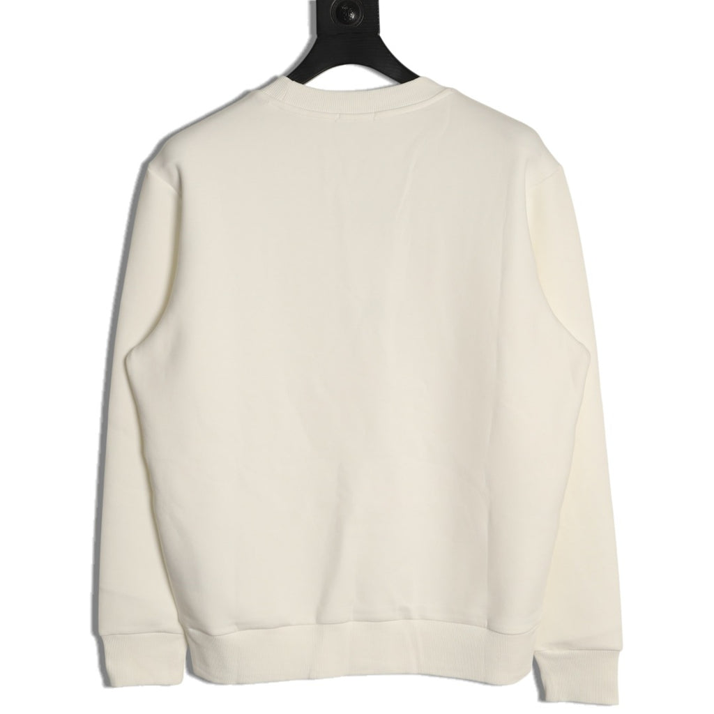Dior 26FW Four-Leaf Clover Embroidered Crewneck Sweatshirt