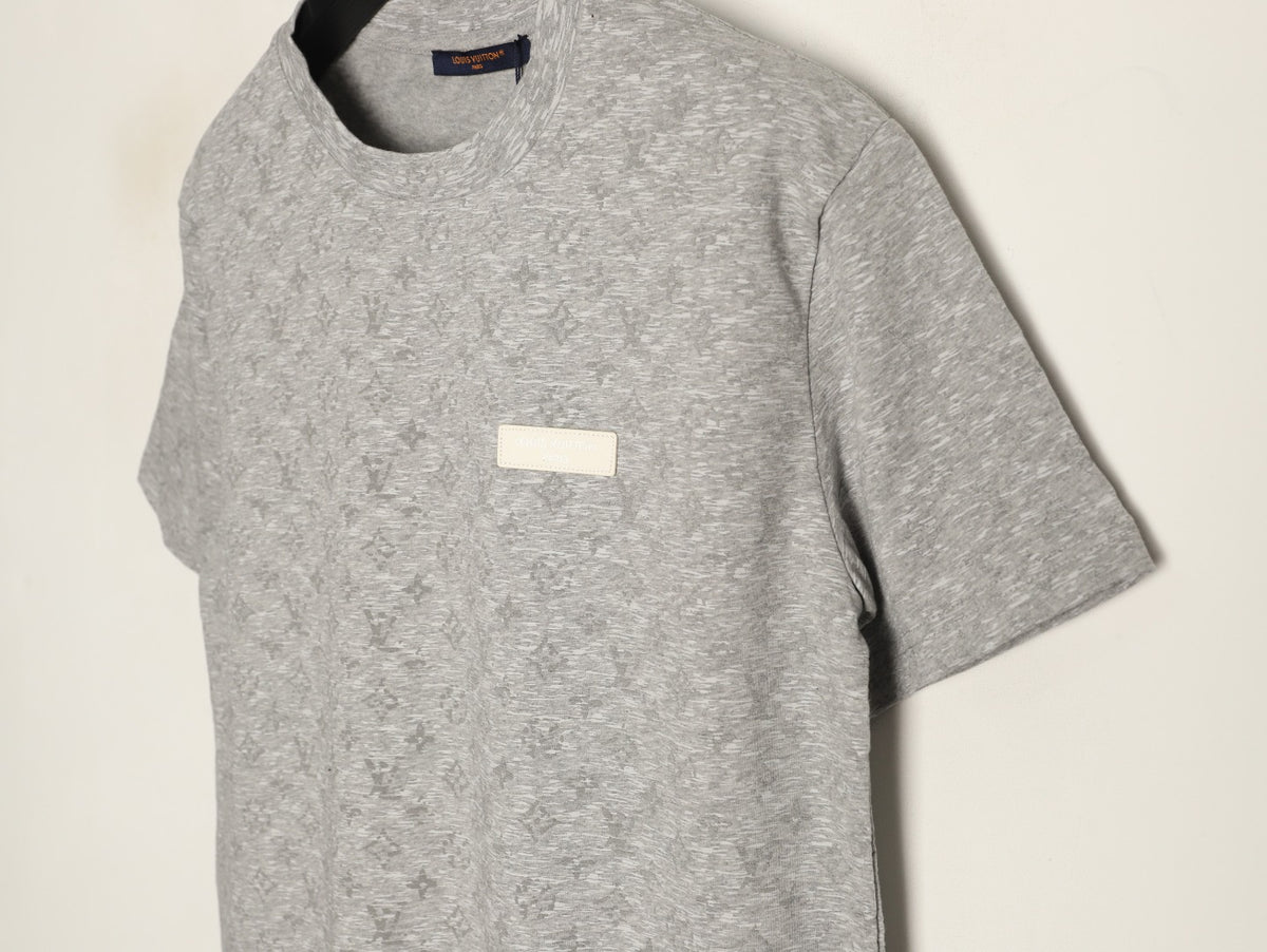 Louis Vuitton Gray LV Monogram Allover-Print T-Shirt