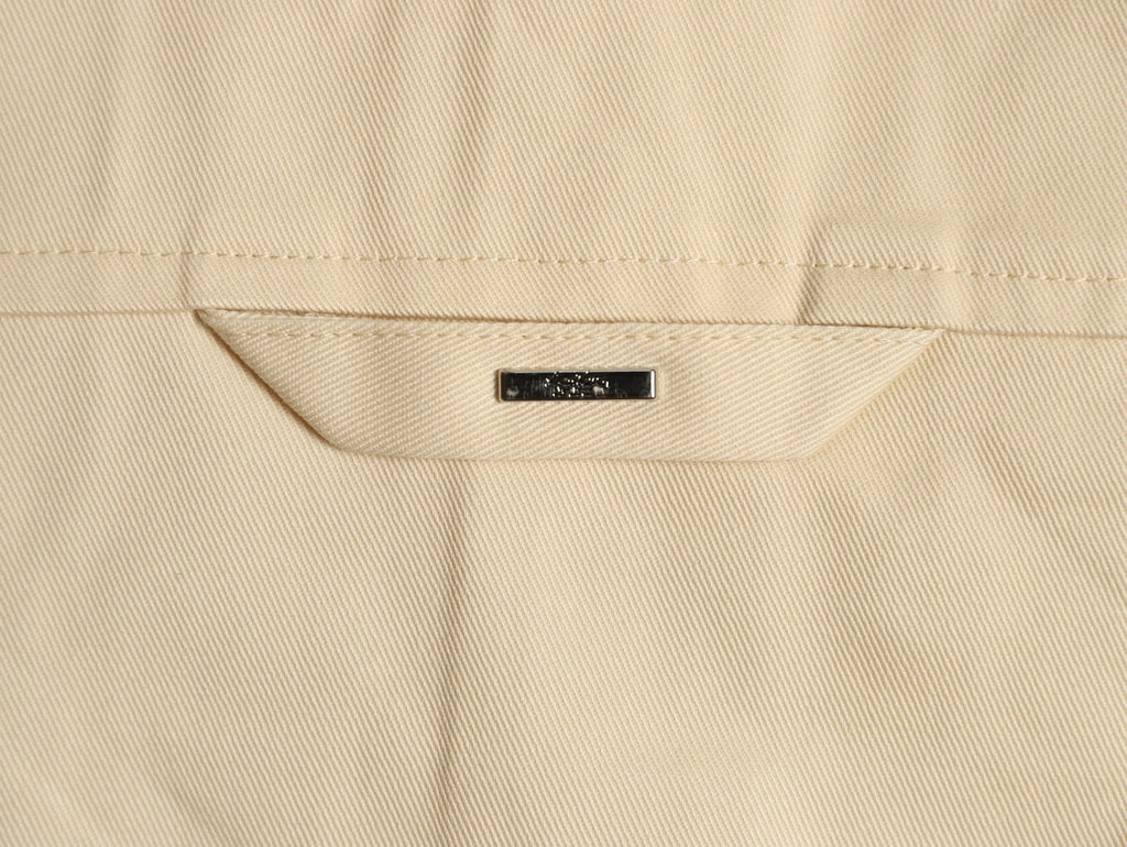 Louis Vuitton Flocked-Panel Shirt Jacket - Beige