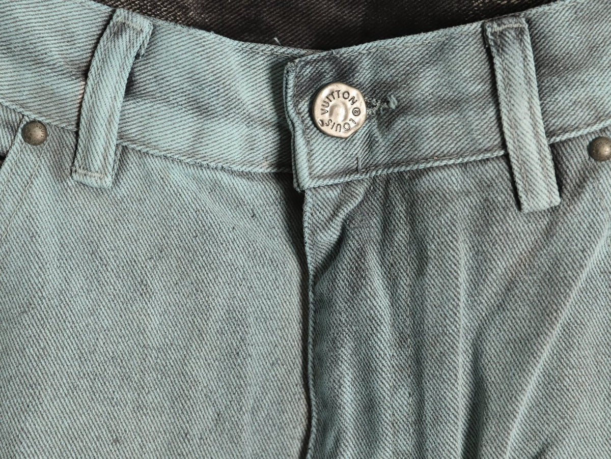 Louis Vuitton Gradient Denim Jeans - Light Blue and Charcoal
