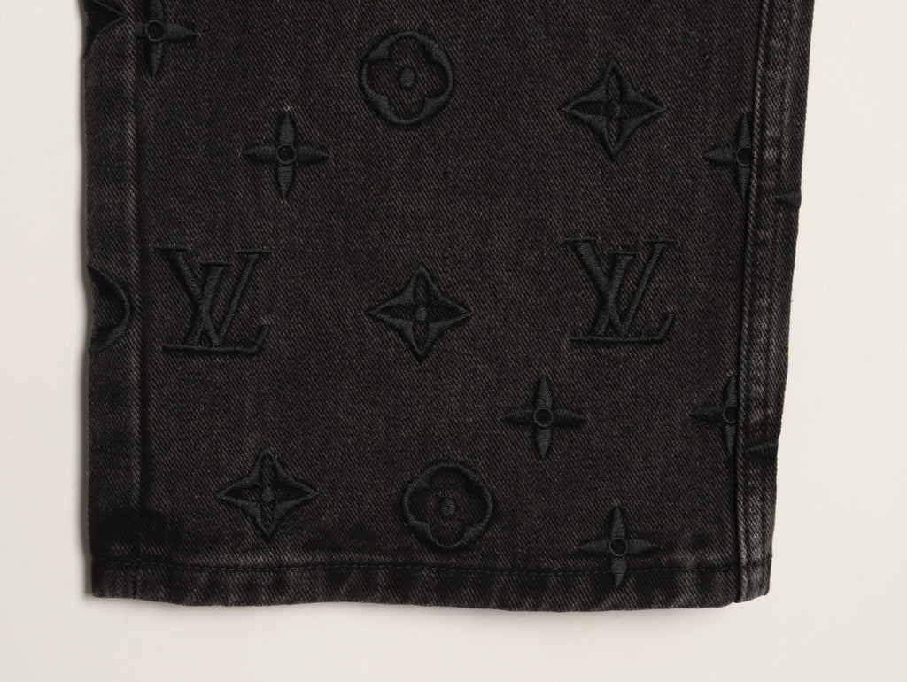 Louis Vuitton Gradient Denim Jeans - Light Blue and Charcoal