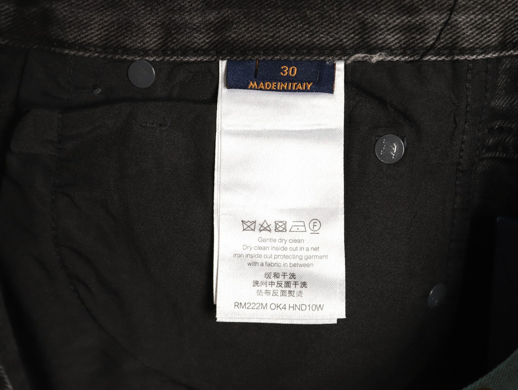 Louis Vuitton Gradient Denim Jeans - Light Blue and Charcoal