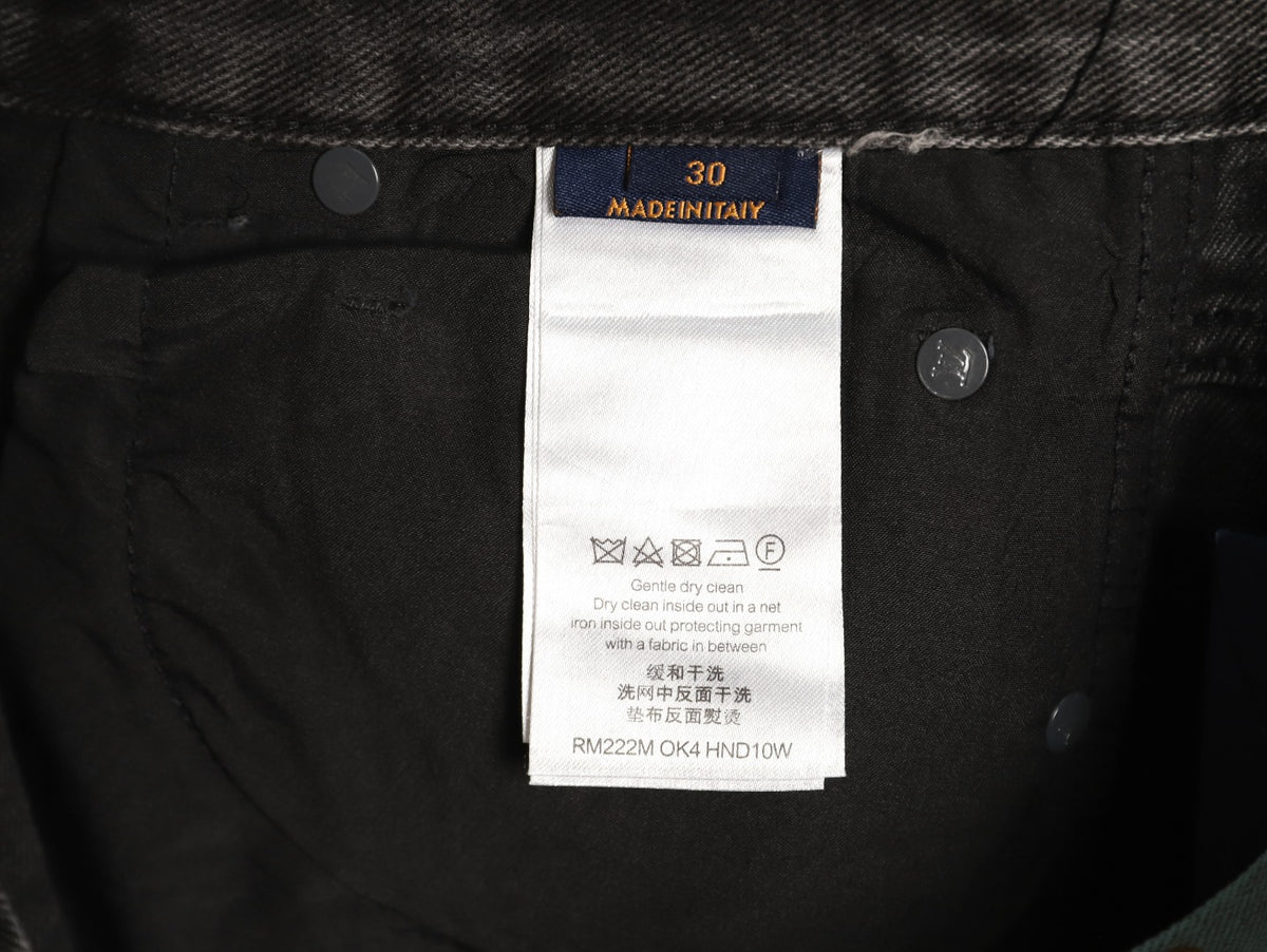 Louis Vuitton Gradient Denim Jeans - Light Blue and Charcoal