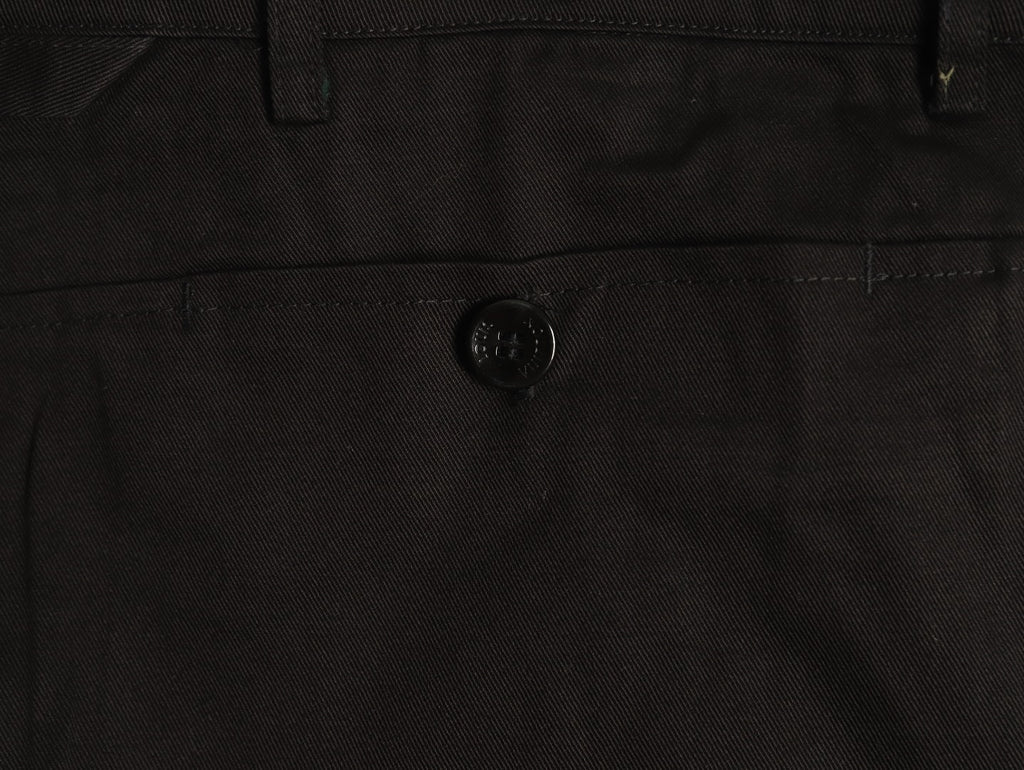 Louis Vuitton Panelled Flocked Denim Trousers - Black