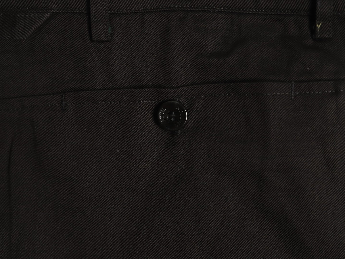 Louis Vuitton Panelled Flocked Denim Trousers - Black