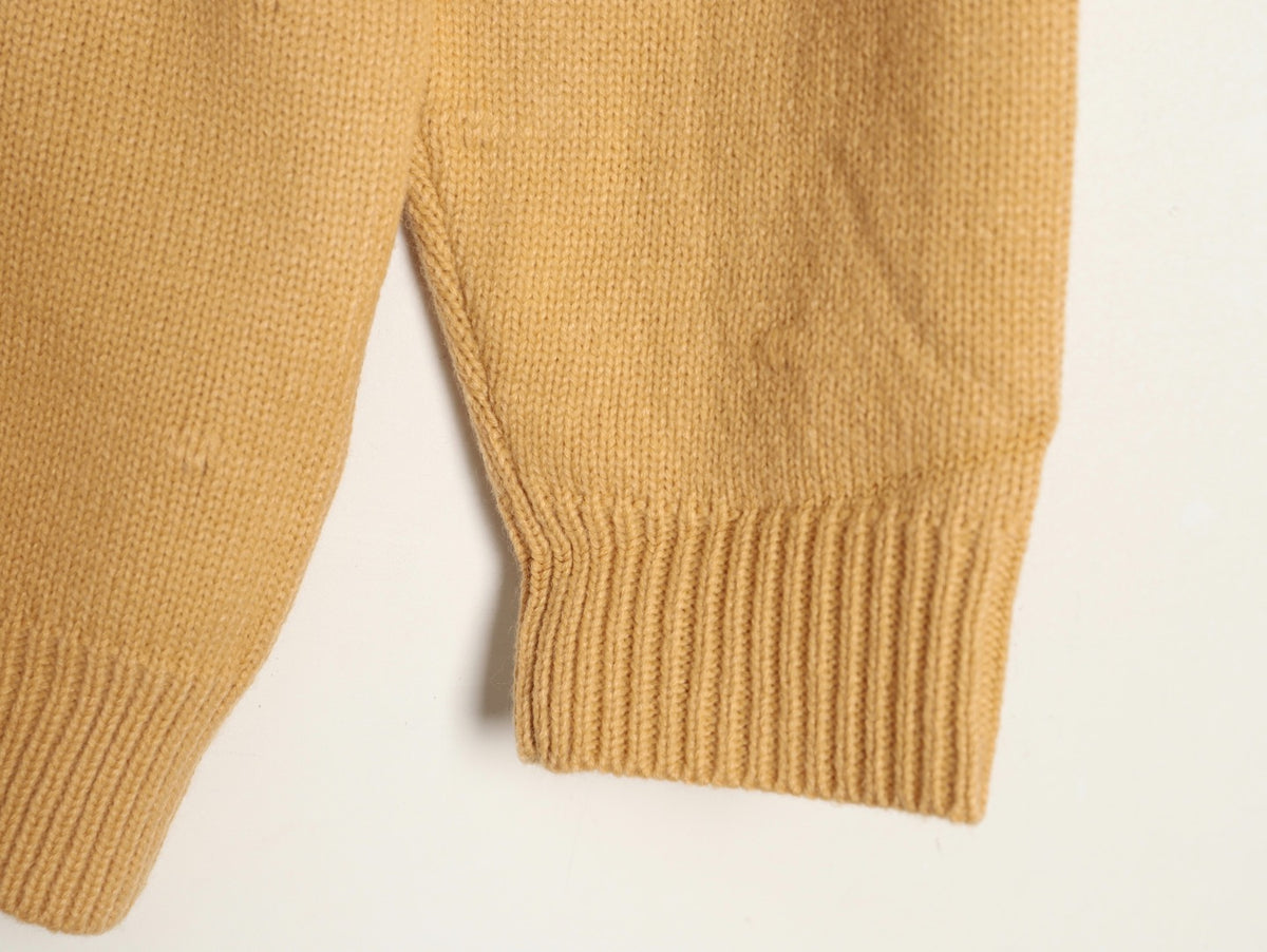 Gucci Logo Crewneck Sweater - Camel