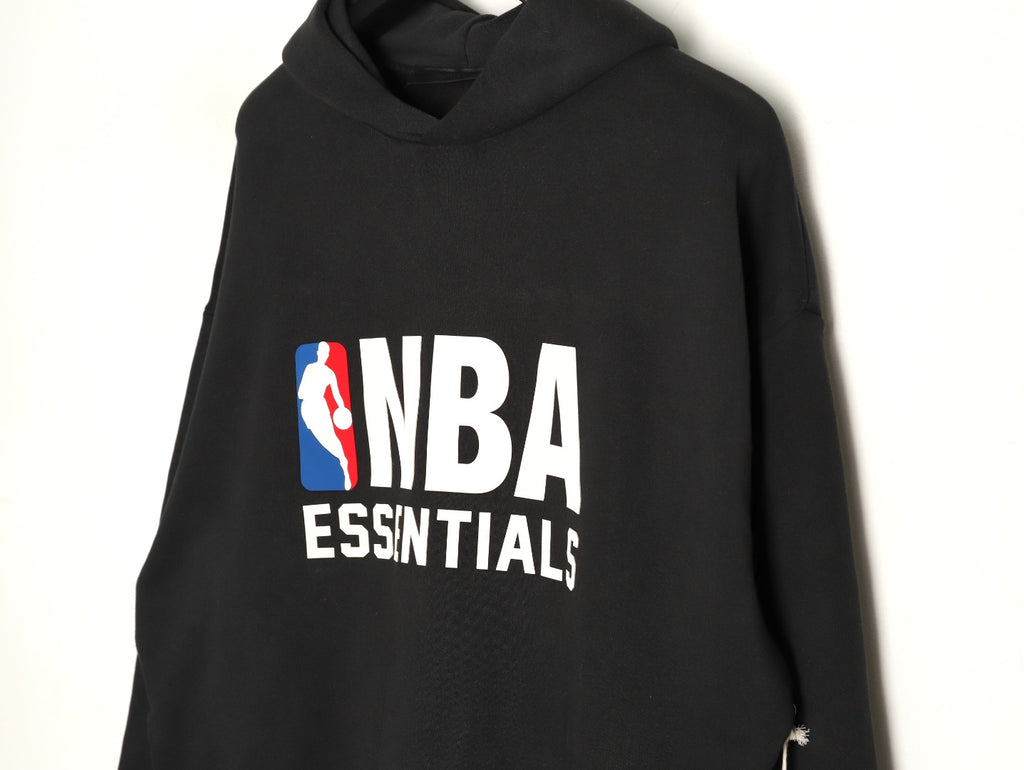 Fear of God NBA-Graphic Pullover Hoodie - Black