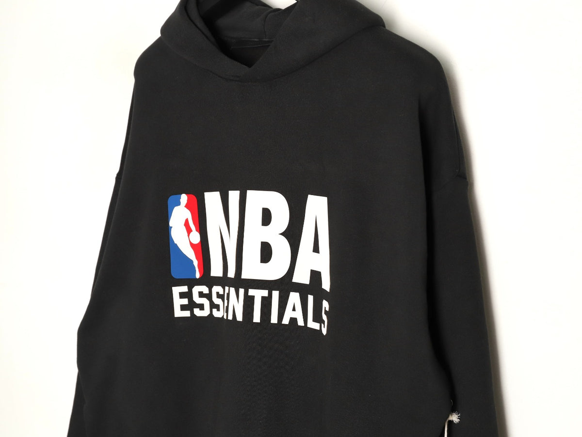 Fear of God NBA-Graphic Pullover Hoodie - Black