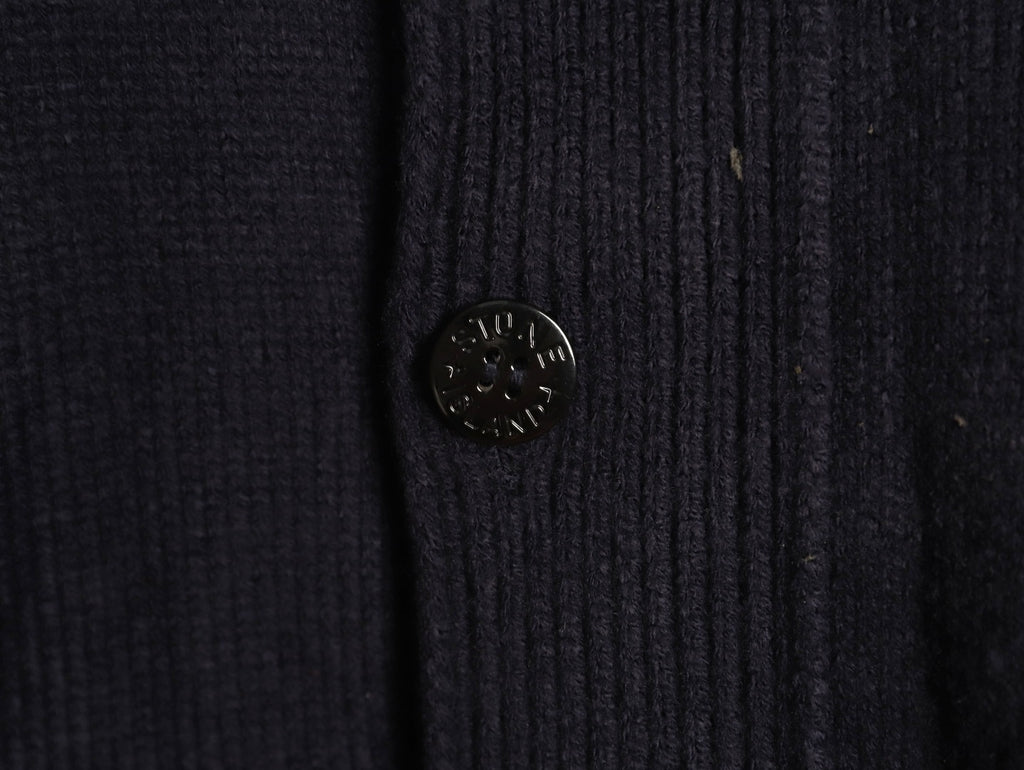 Stone Island Button-Front Knit Cardigan - Black