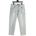 Louis Vuitton Back-Pocket Graphic Jeans - Light Gray