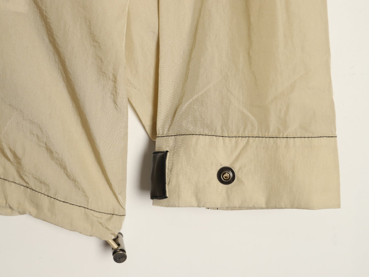 Loewe Contrast-Pocket Hooded Zip Jacket - Beige